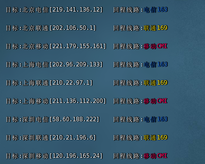 vultr国内三网测速